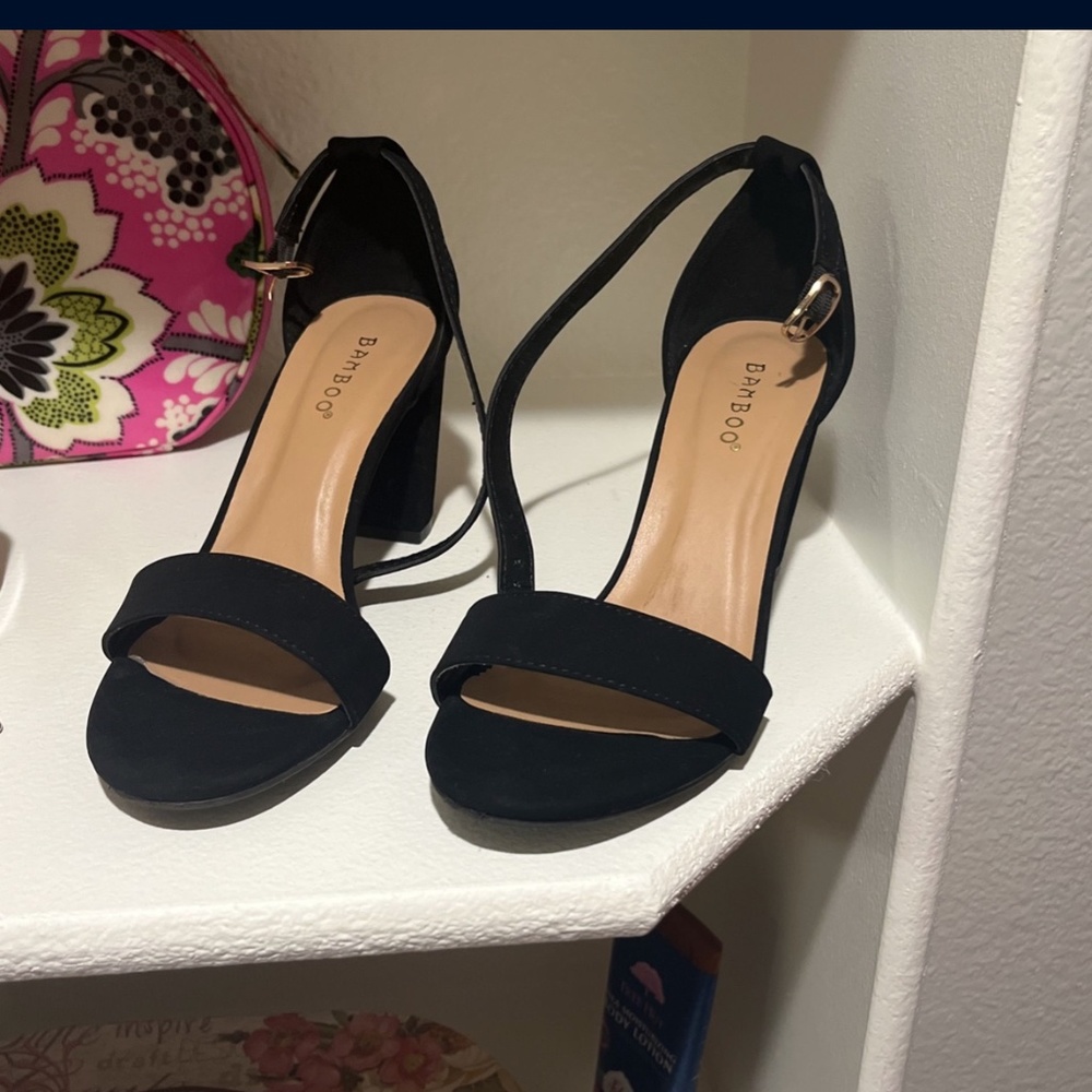black heels